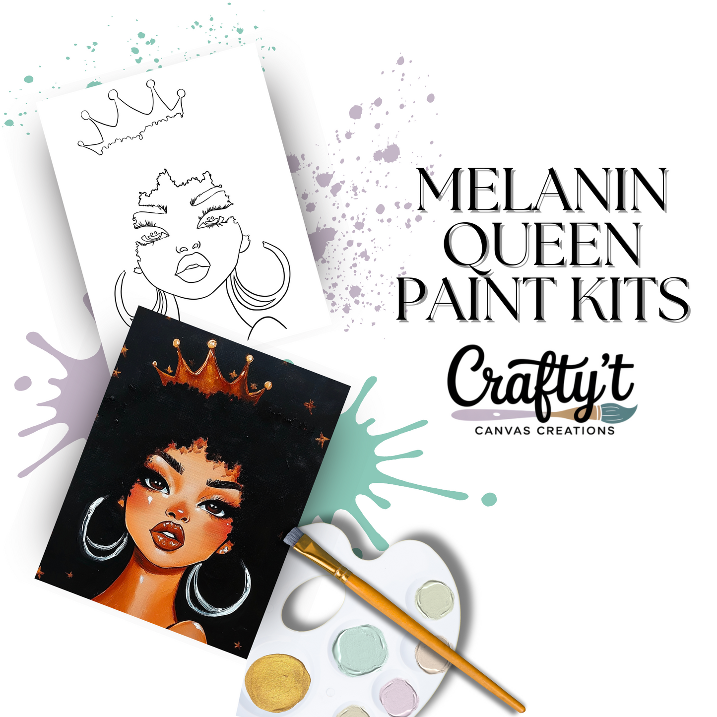 Melanin Queen Paint Kits