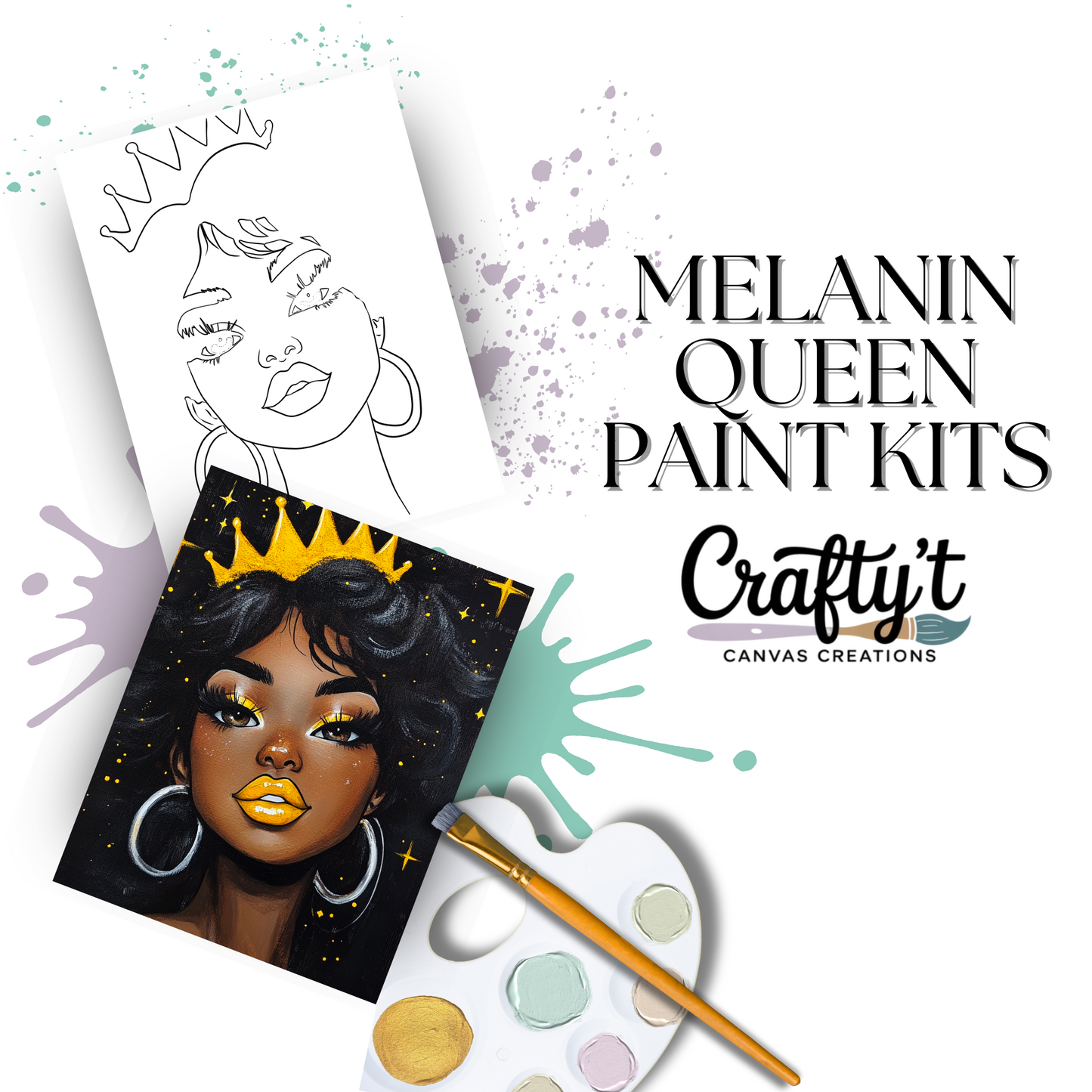 Melanin Queen Paint Kits