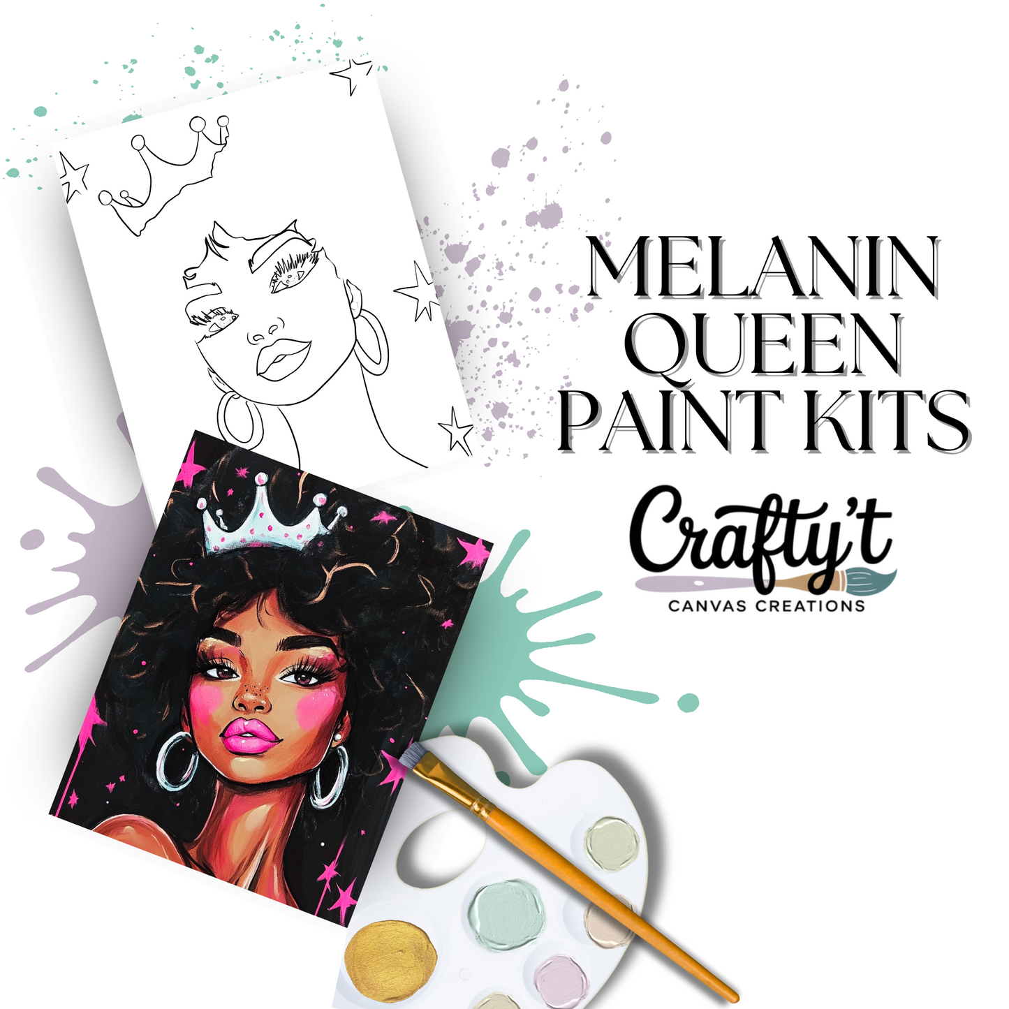 Melanin Queen Paint Kits