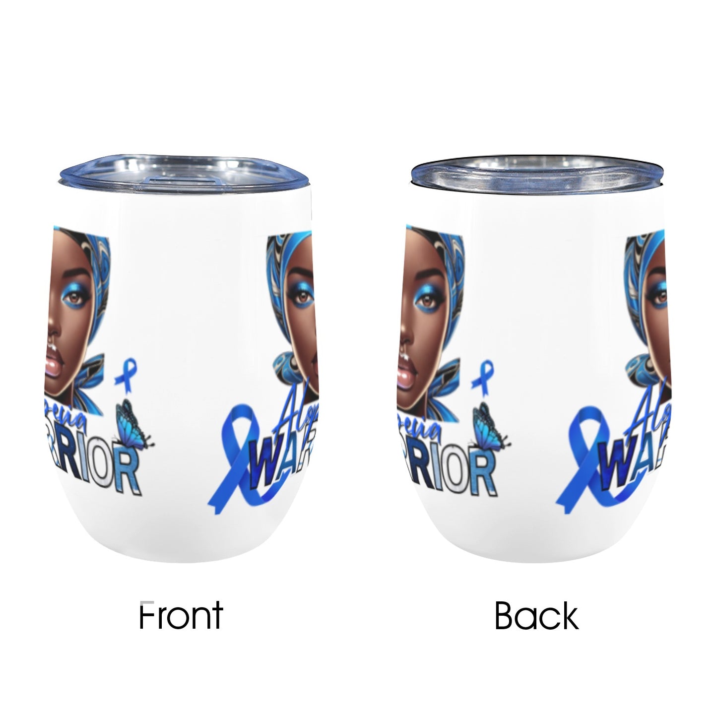 Awareness Month Wine Tumblers Series 4