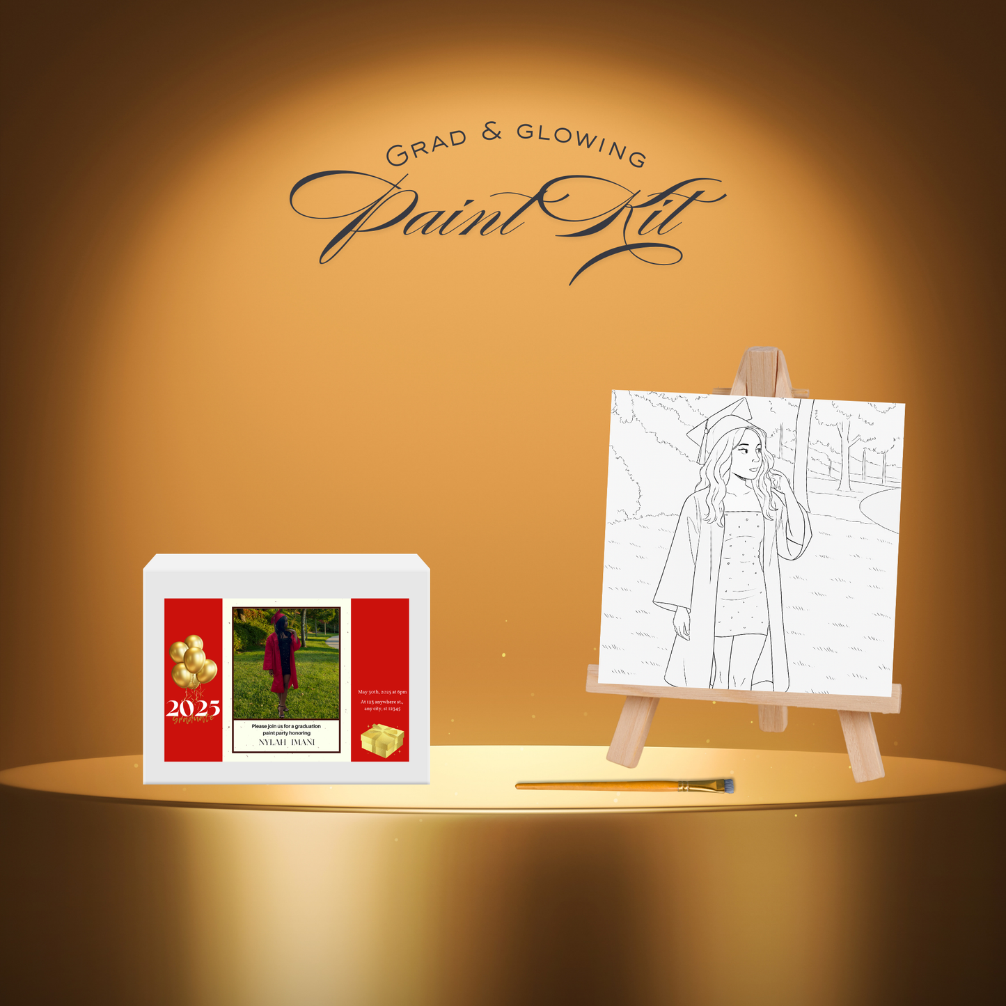 Grad & Glowing Selfie Paint Kit