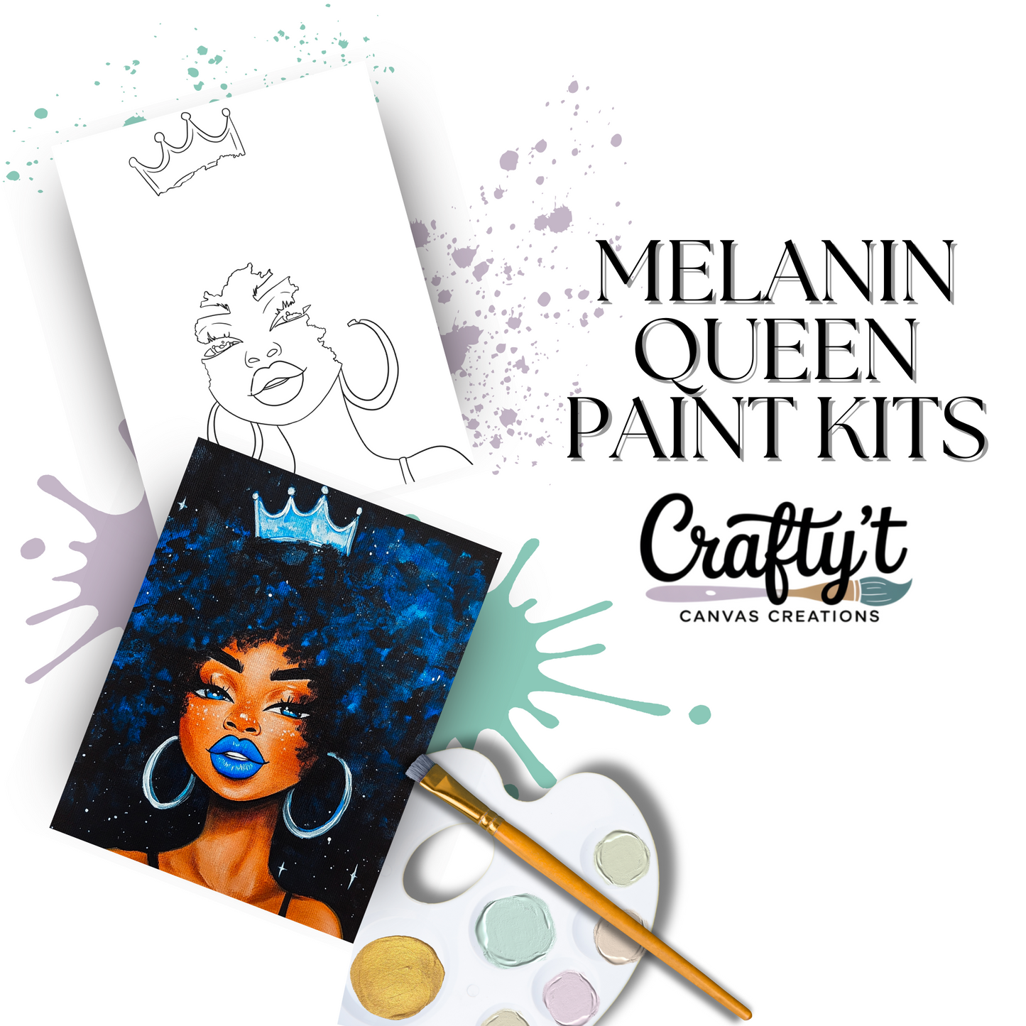 Melanin Queen Paint Kits