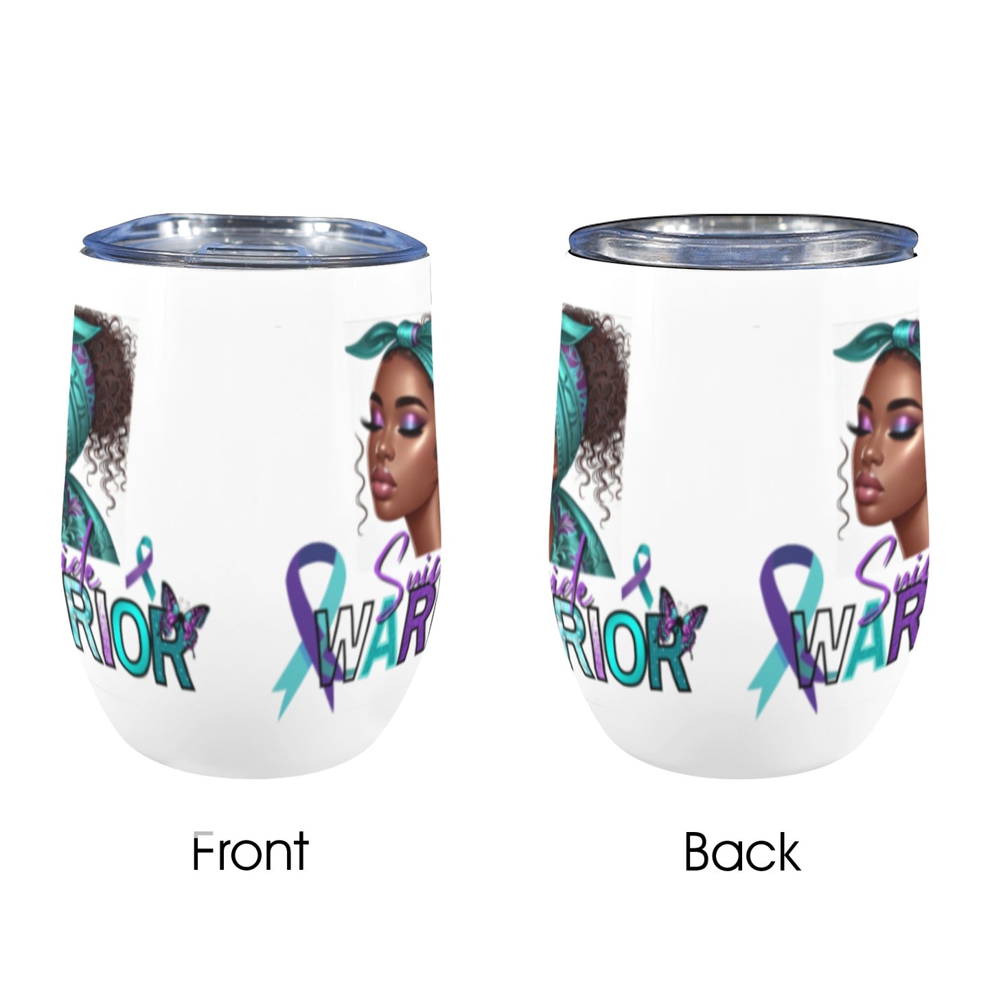 Awareness Month Wine Tumblers Series 4