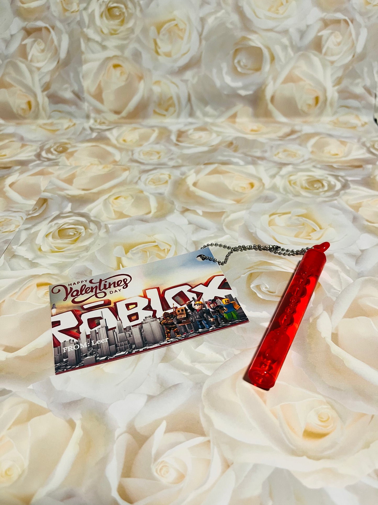 Customized Valentine's Day cards w/trinkets