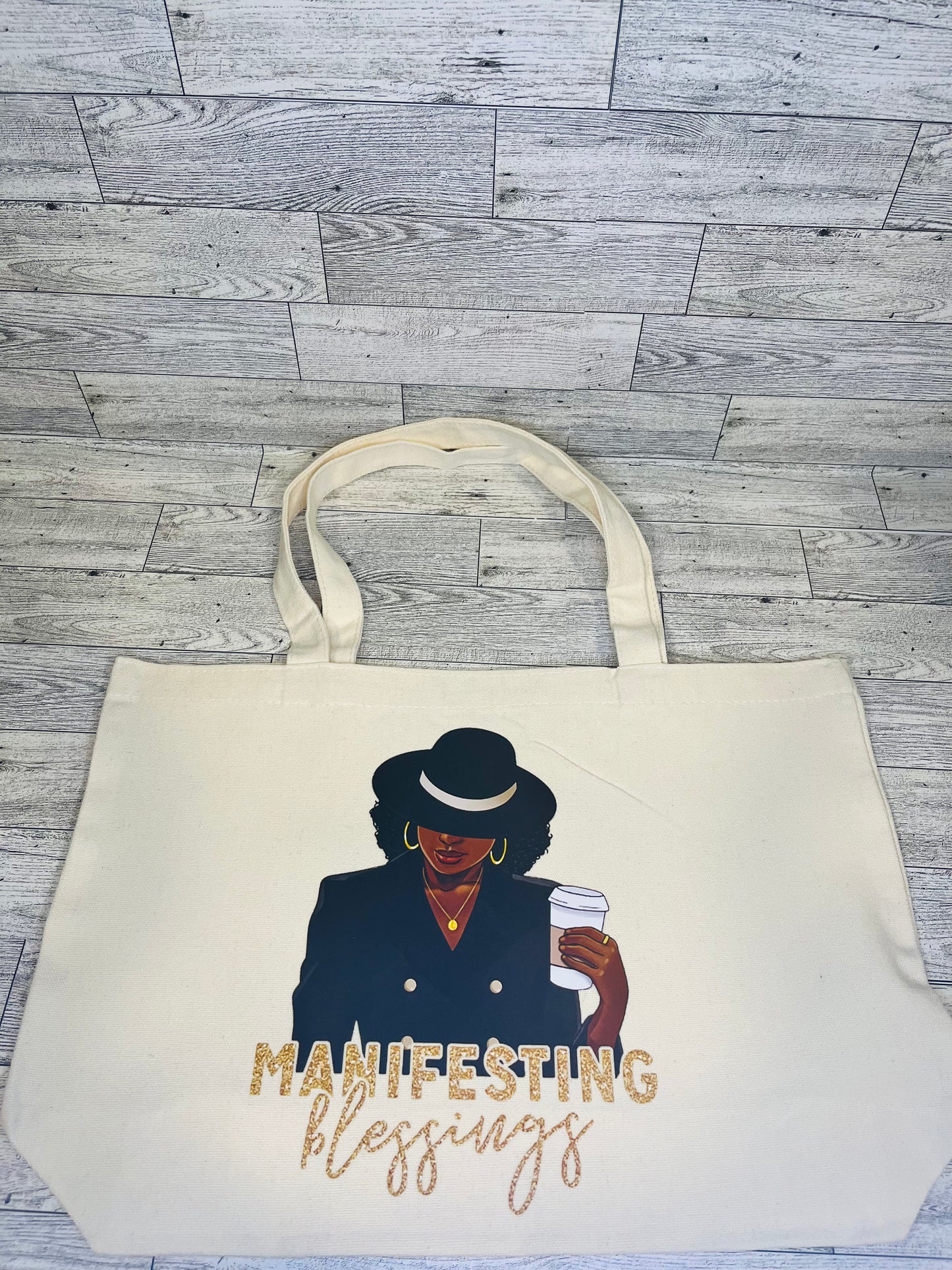 Manifesting Blessings Canvas Bag