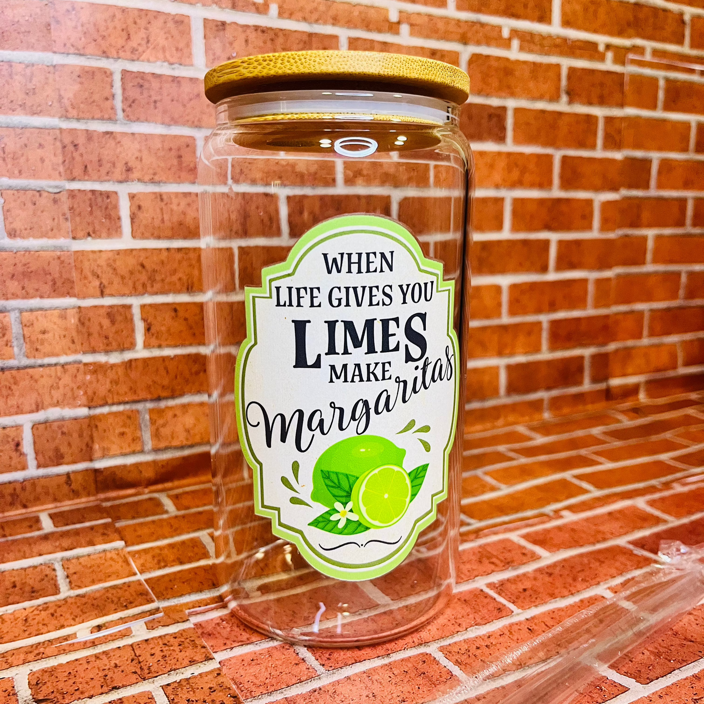 When life gives you…make 16 oz glass cups