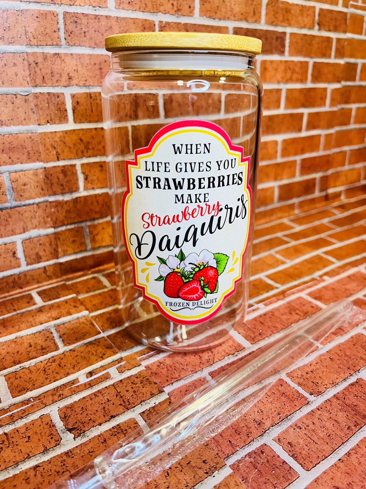 When life gives you…make 16 oz glass cups