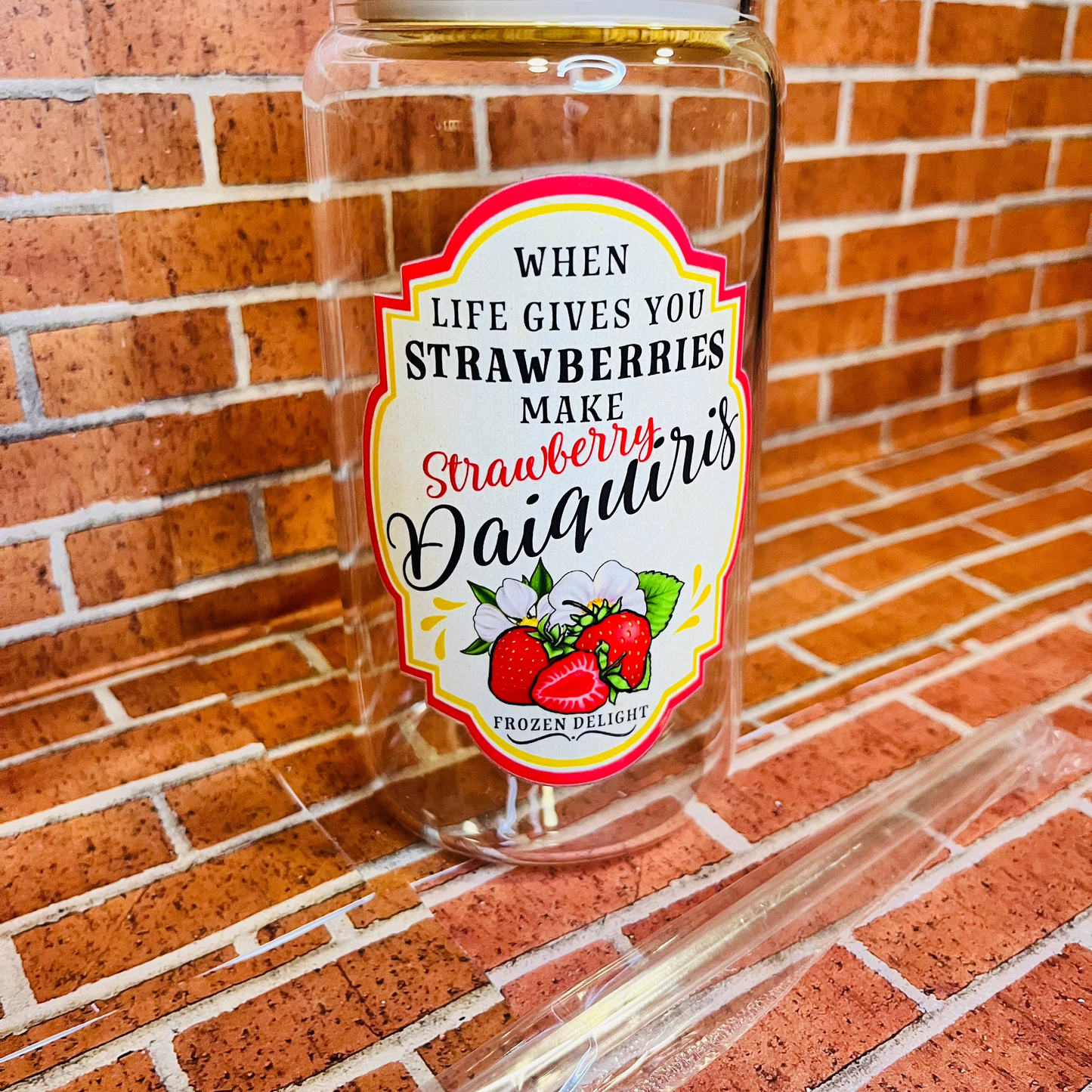 When life gives you…make 16 oz glass cups