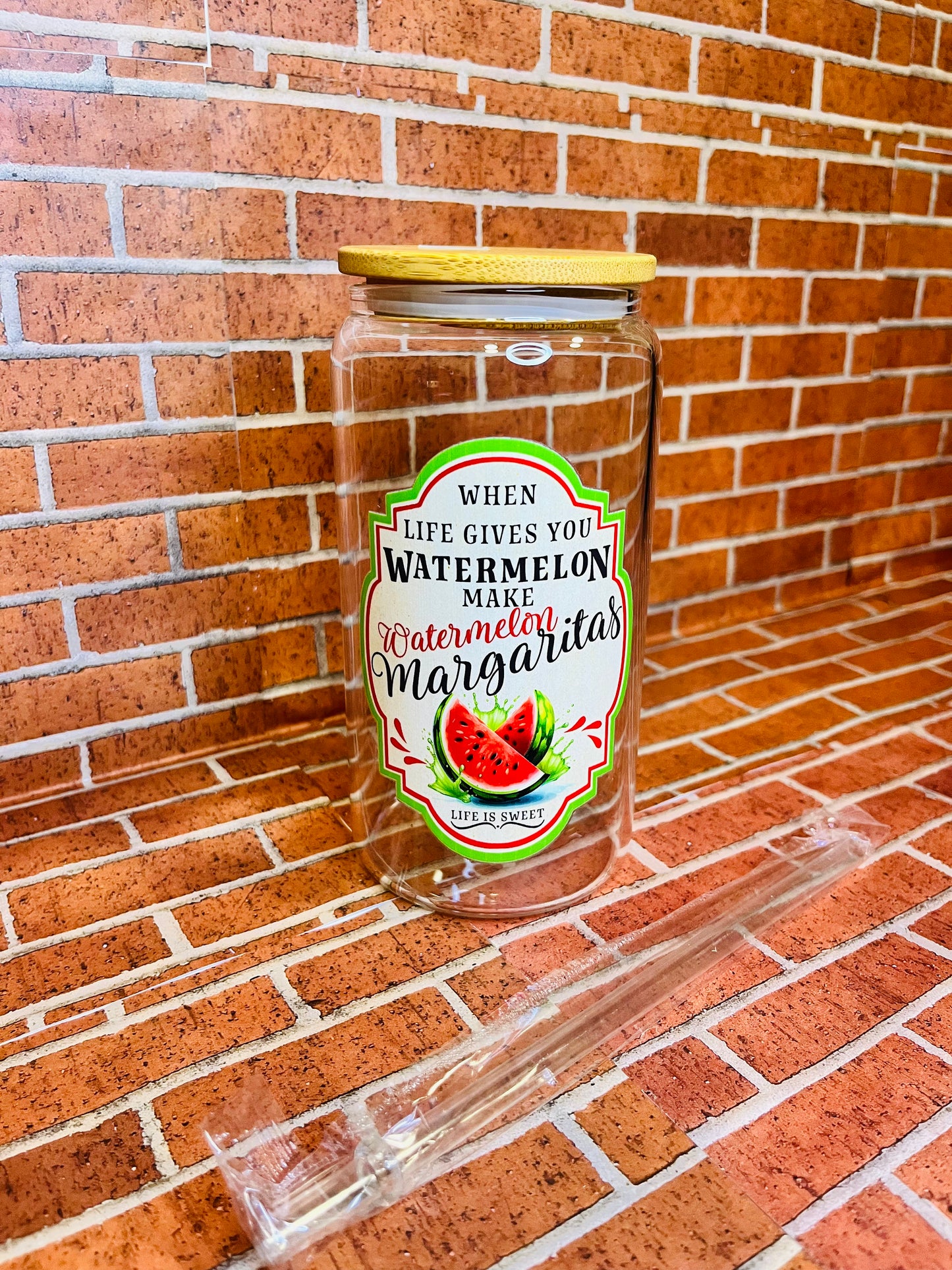 When life gives you…make 16 oz glass cups