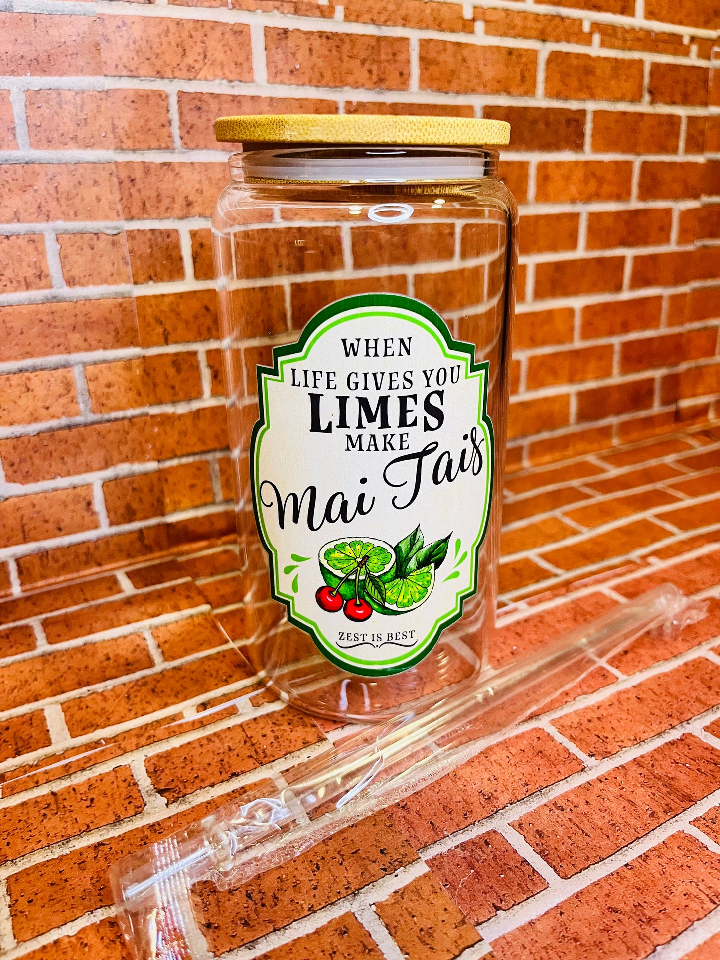 When life gives you…make 16 oz glass cups