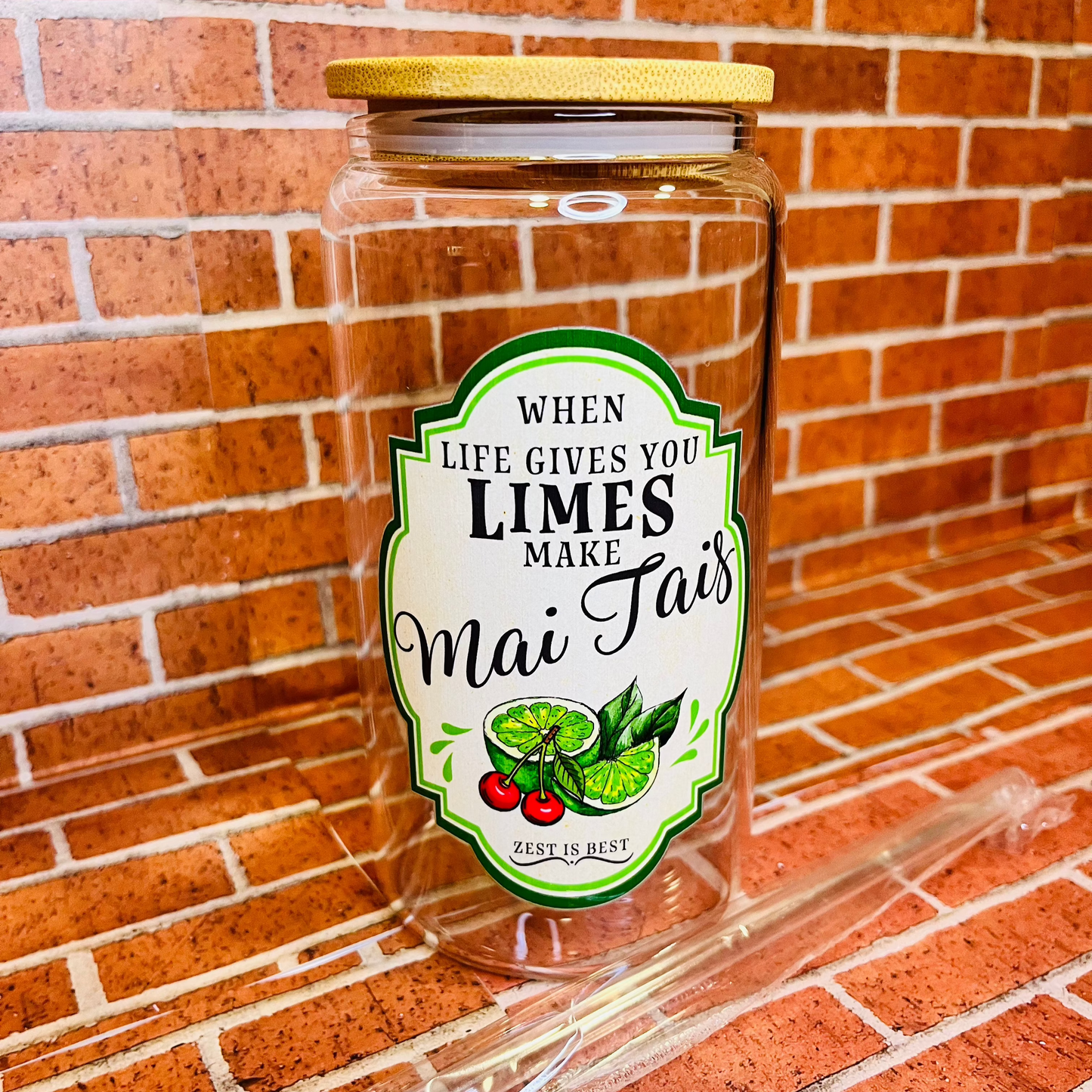 When life gives you…make 16 oz glass cups