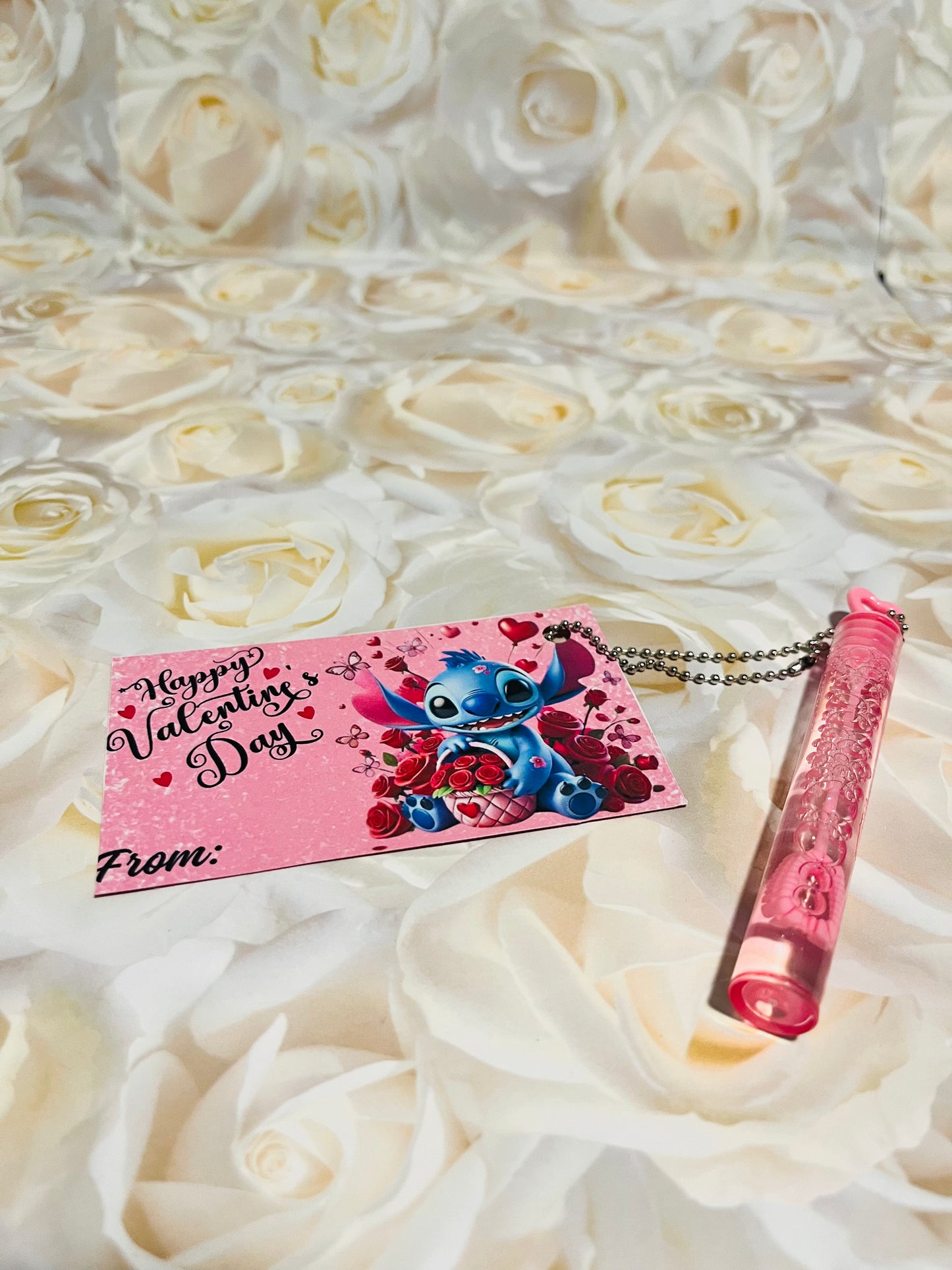 Customized Valentine's Day cards w/trinkets