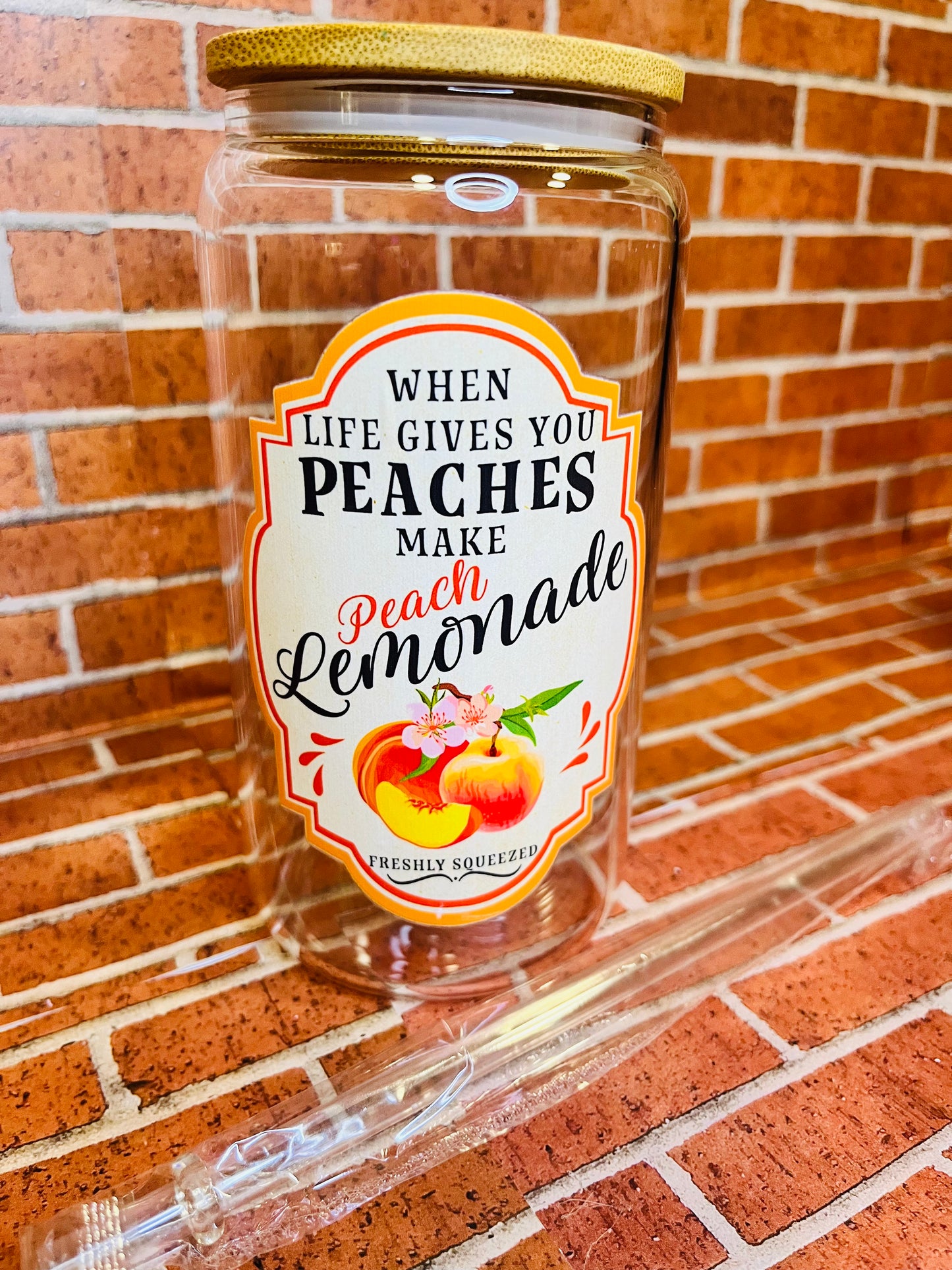 When life gives you…make 16 oz glass cups