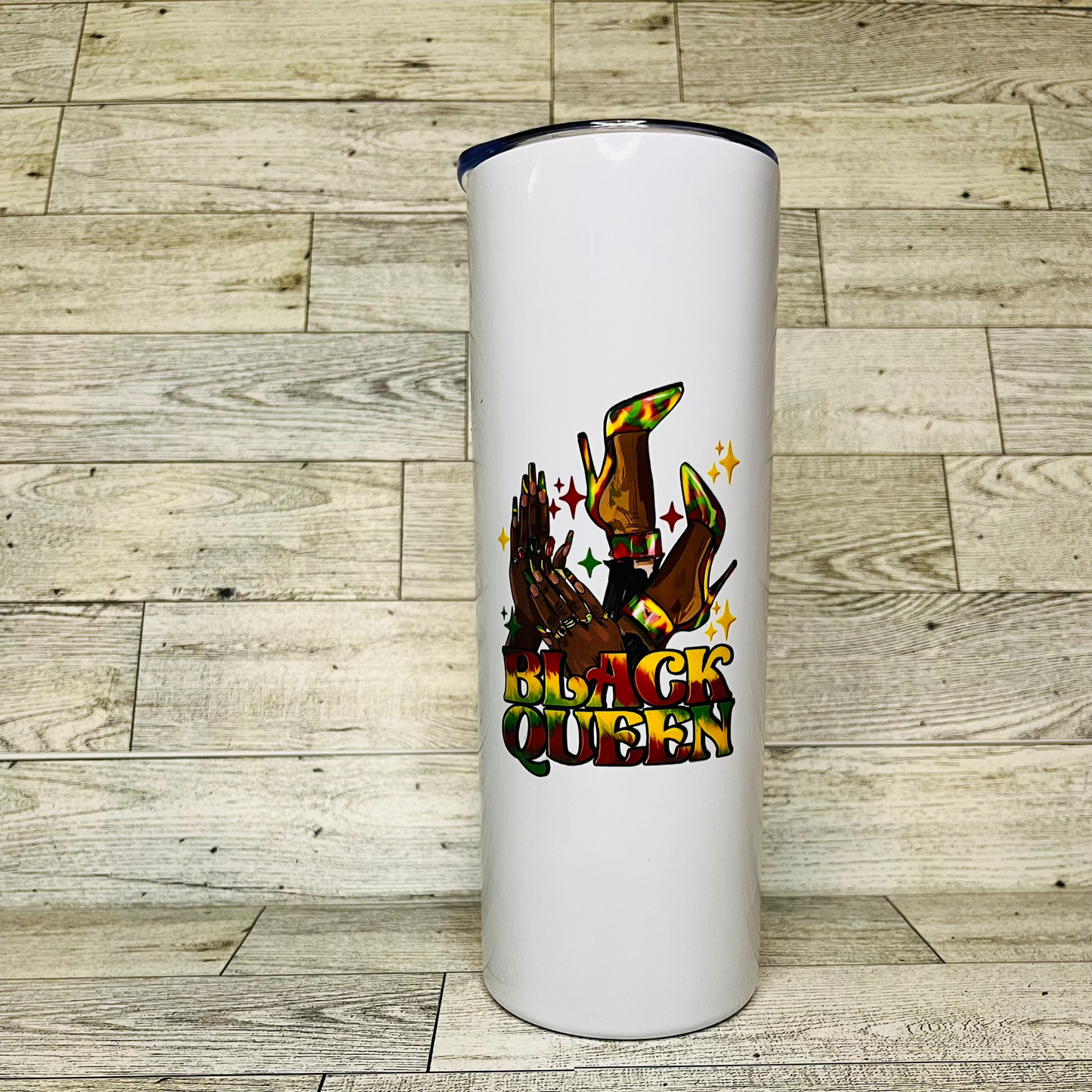 Black Queen 20oz insulated tumbler