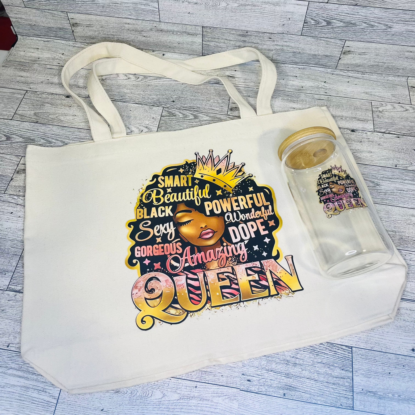 Amazing Queen Canvas Bag