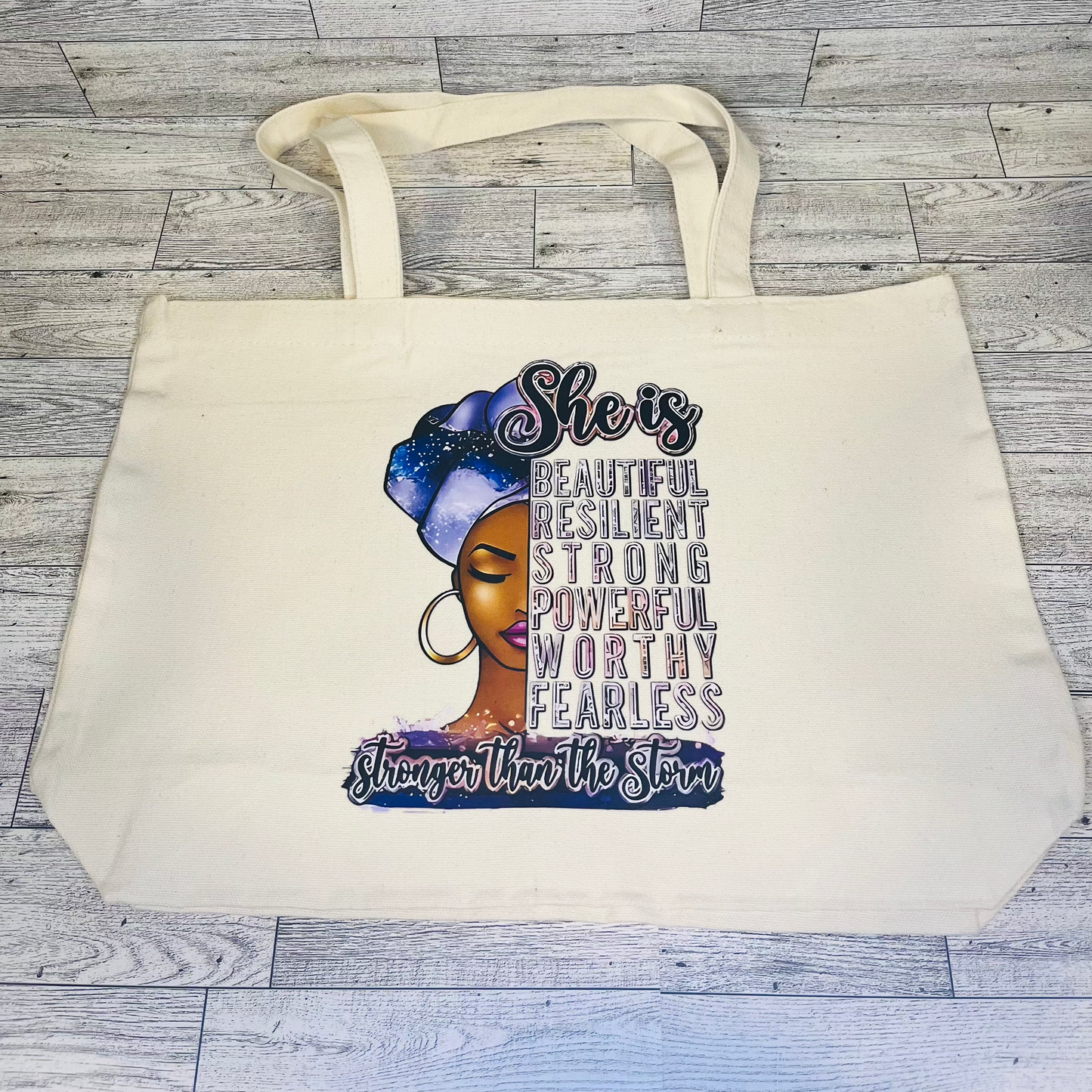 She Is… Canvas Bag