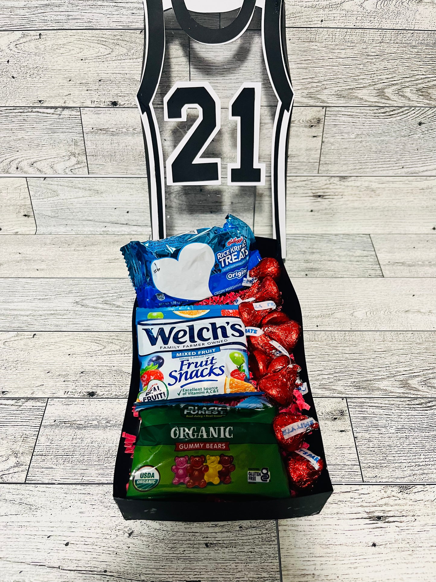 Custom sports Valentine’s Day boxes