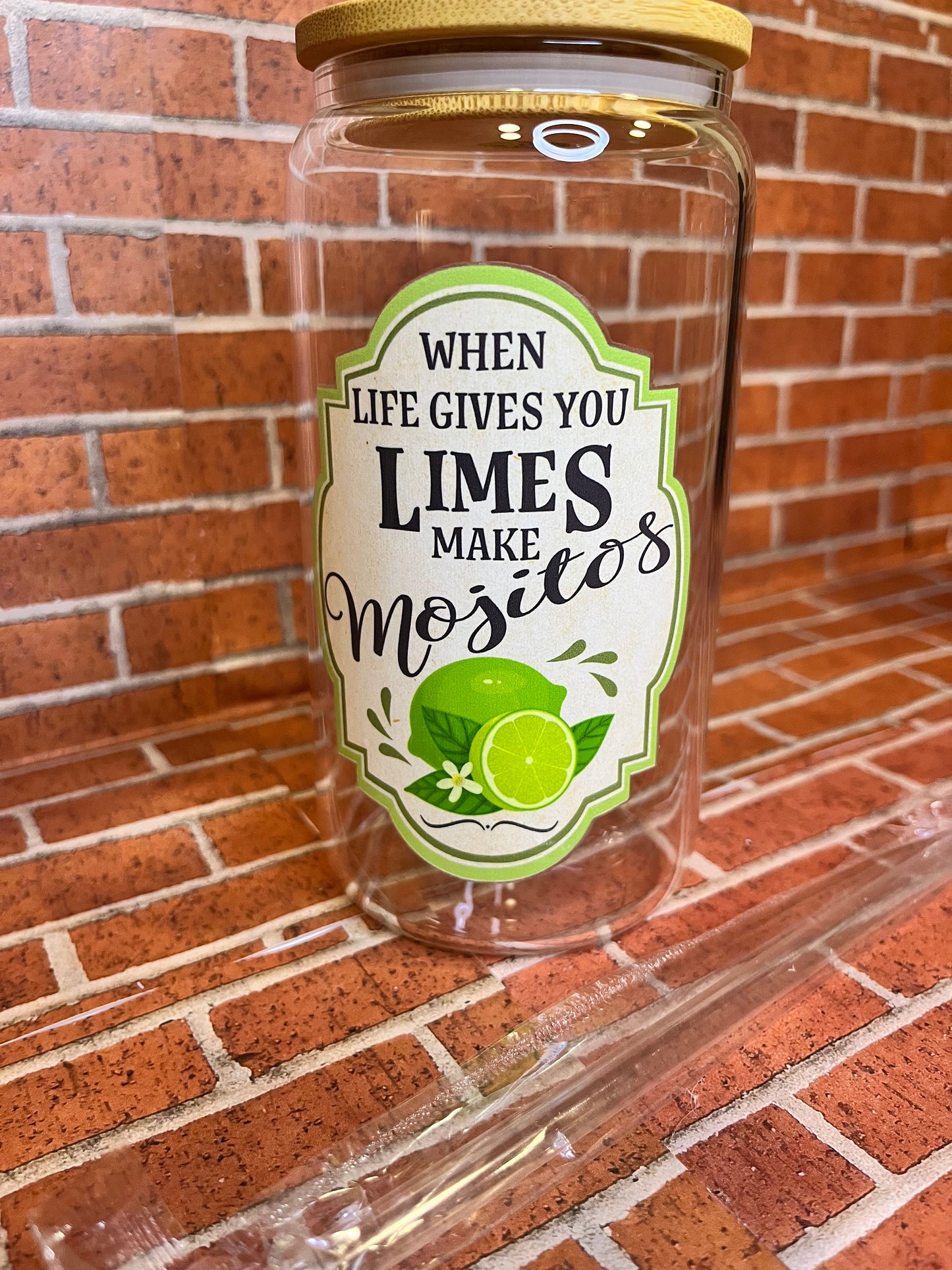 When life gives you…make 16 oz glass cups