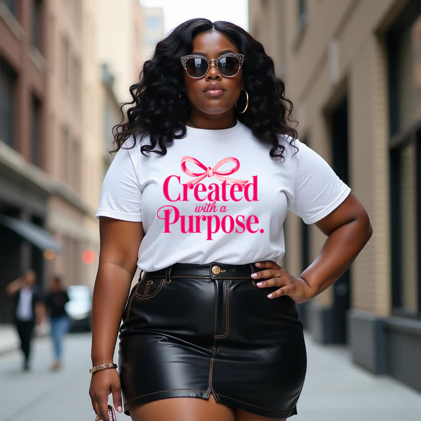 Created with a Purpose short sleeve T shirt