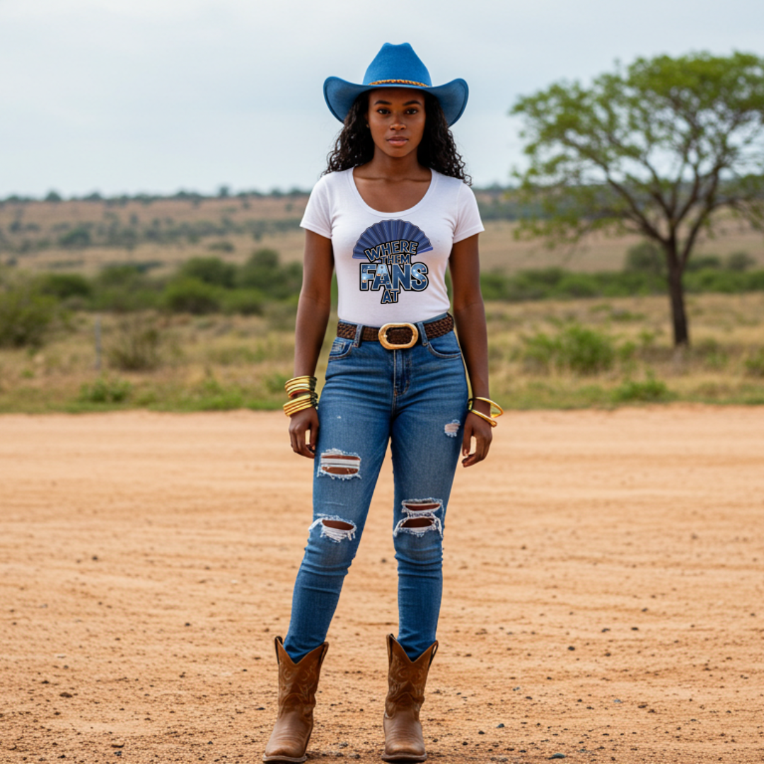 Where Them Fans At? Short Sleeve Statement T-shirt