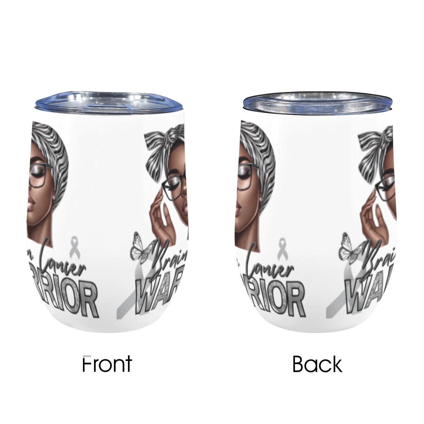 Awareness Month Wine Tumblers Series 4