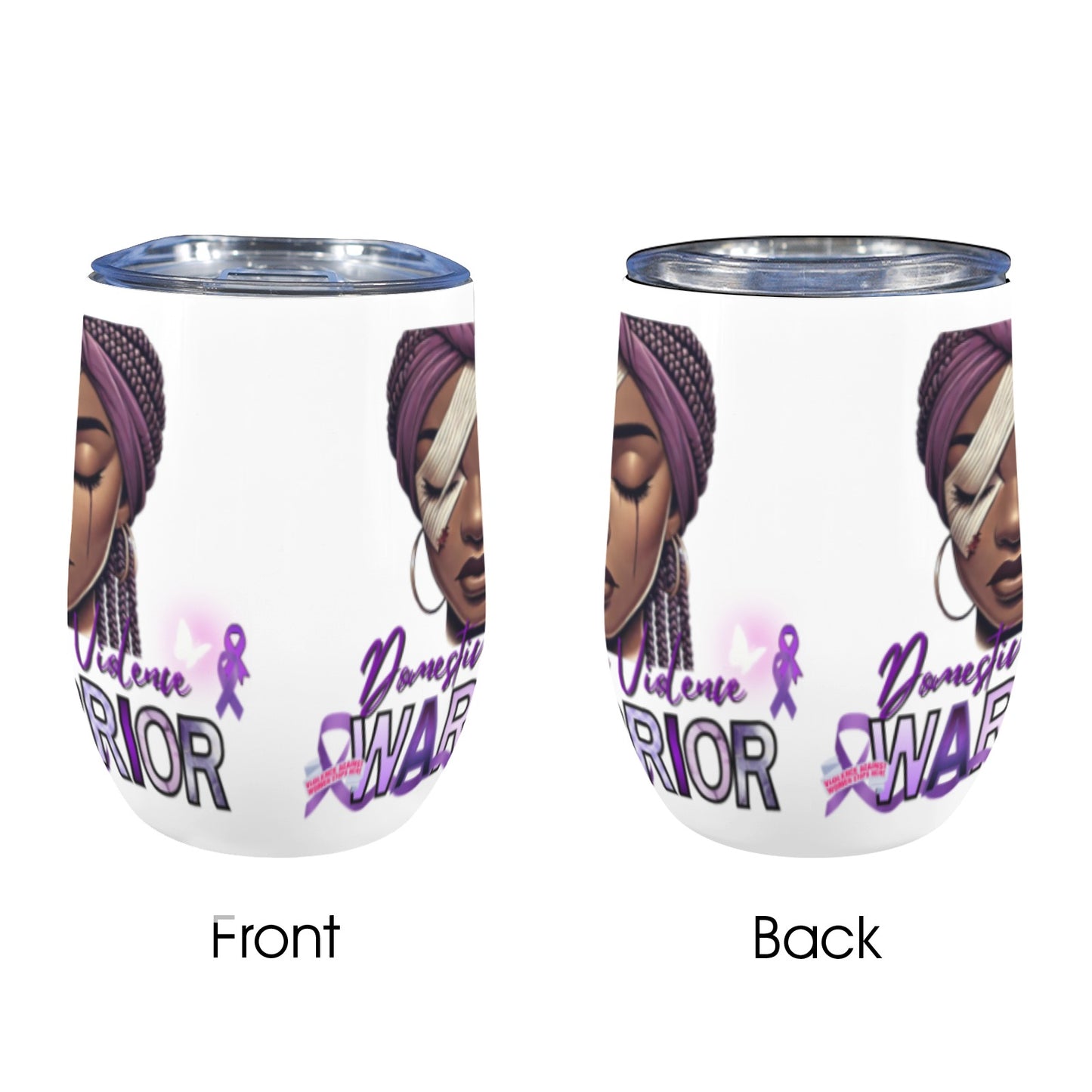 Awareness Month Wine Tumblers Series 4