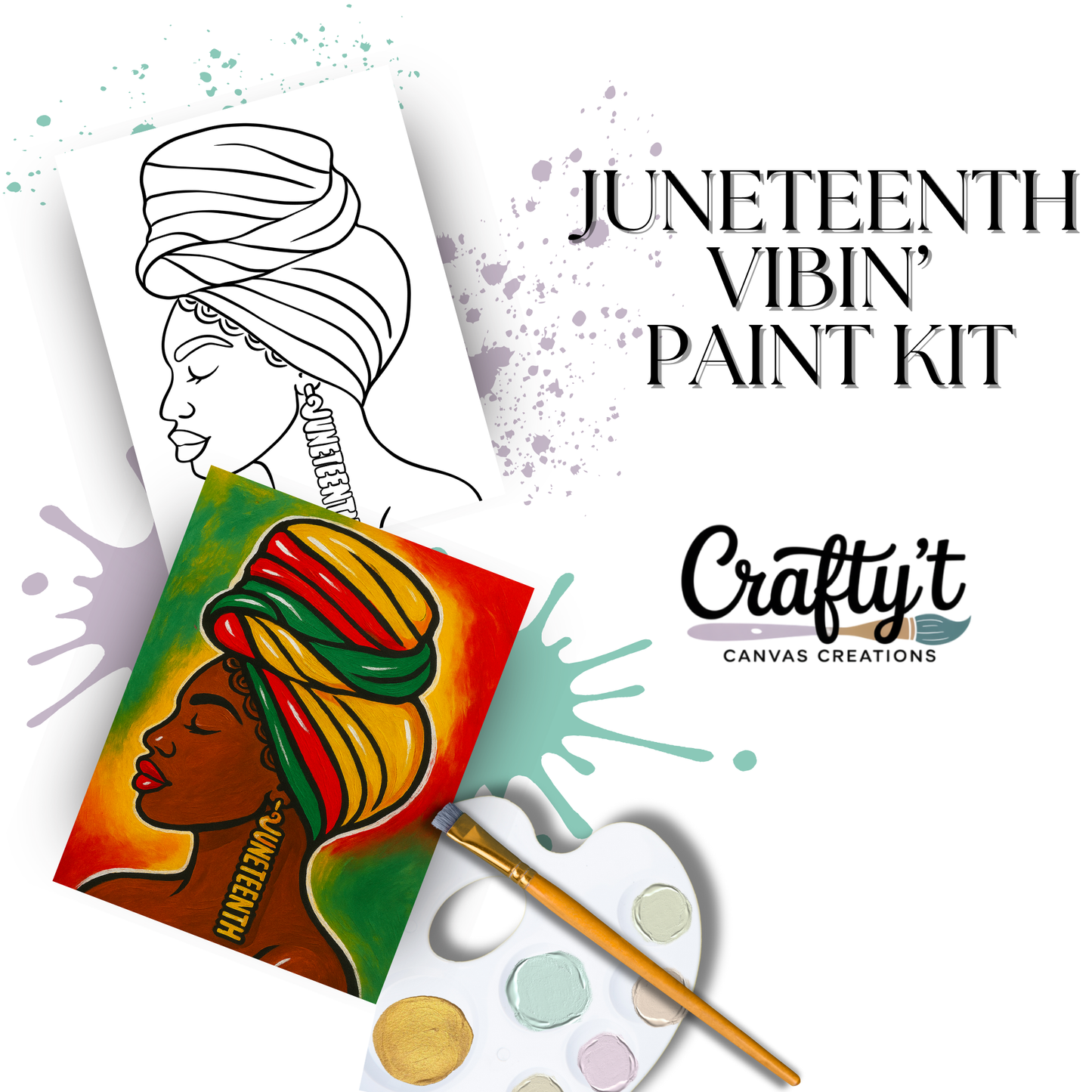 Juneteenth Paint Kits