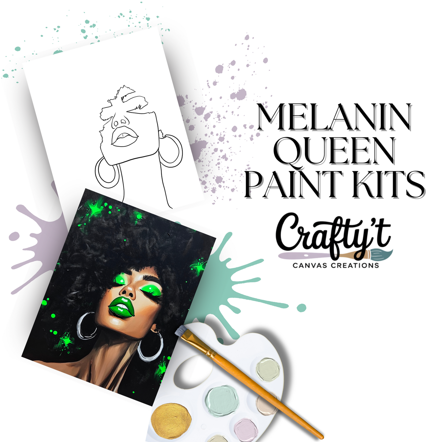 Melanin Queen Paint Kits