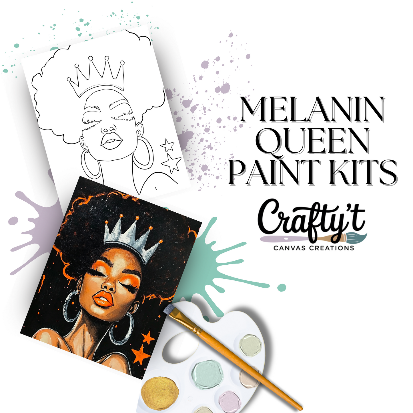 Melanin Queen Paint Kits