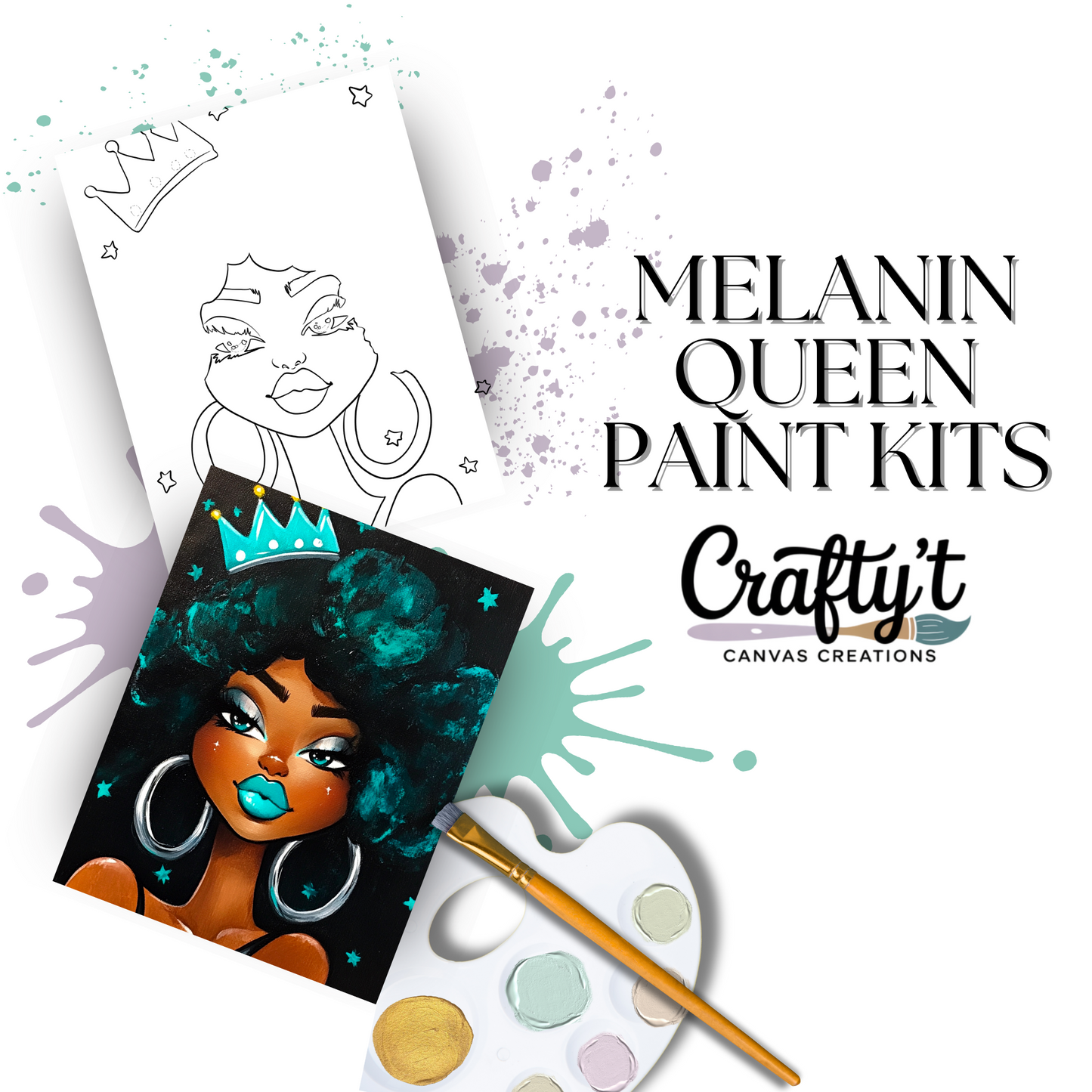Melanin Queen Paint Kits