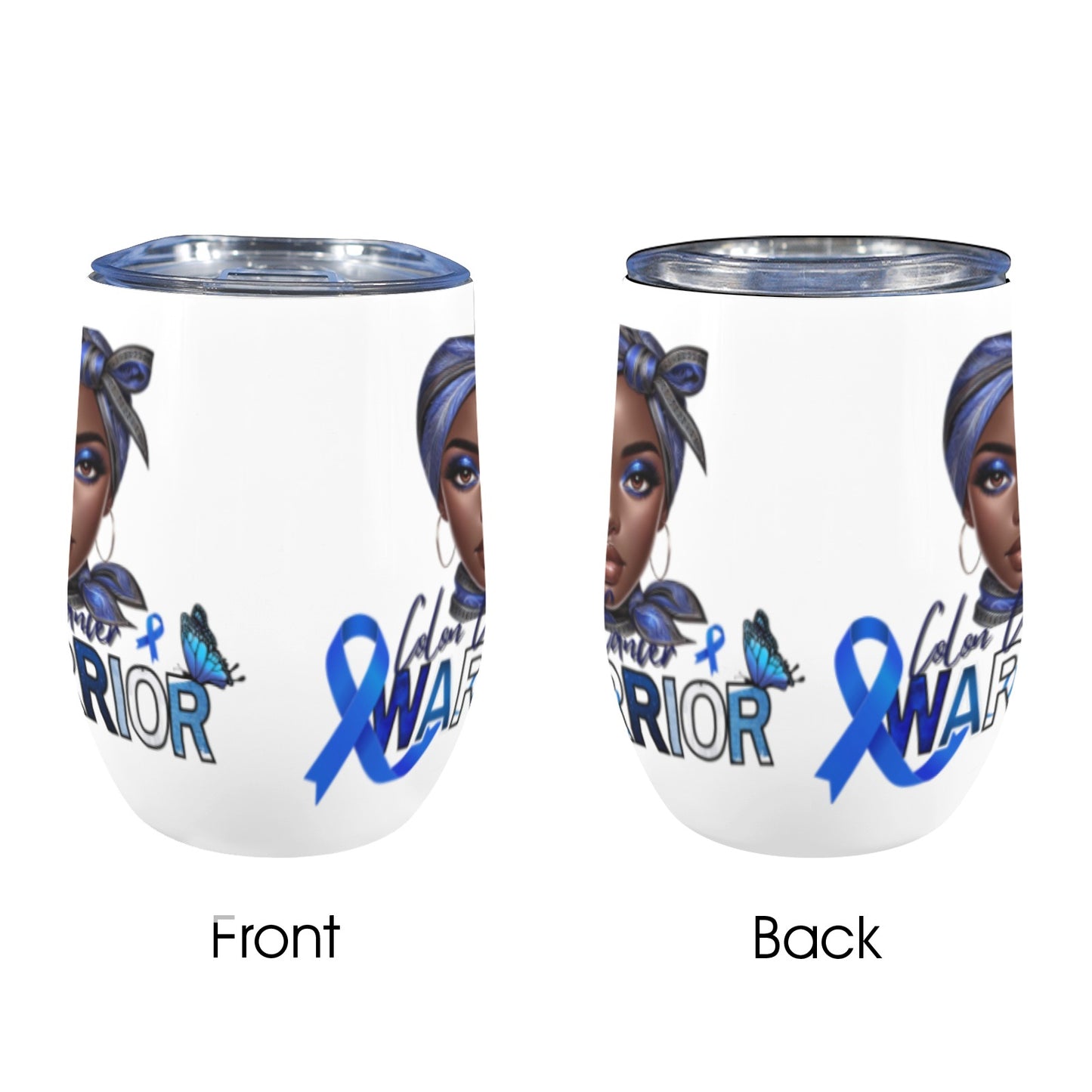 Awareness Month Wine Tumblers Series3