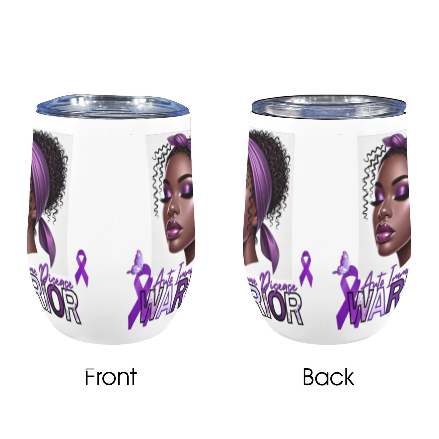 Awareness Month Wine Tumblers