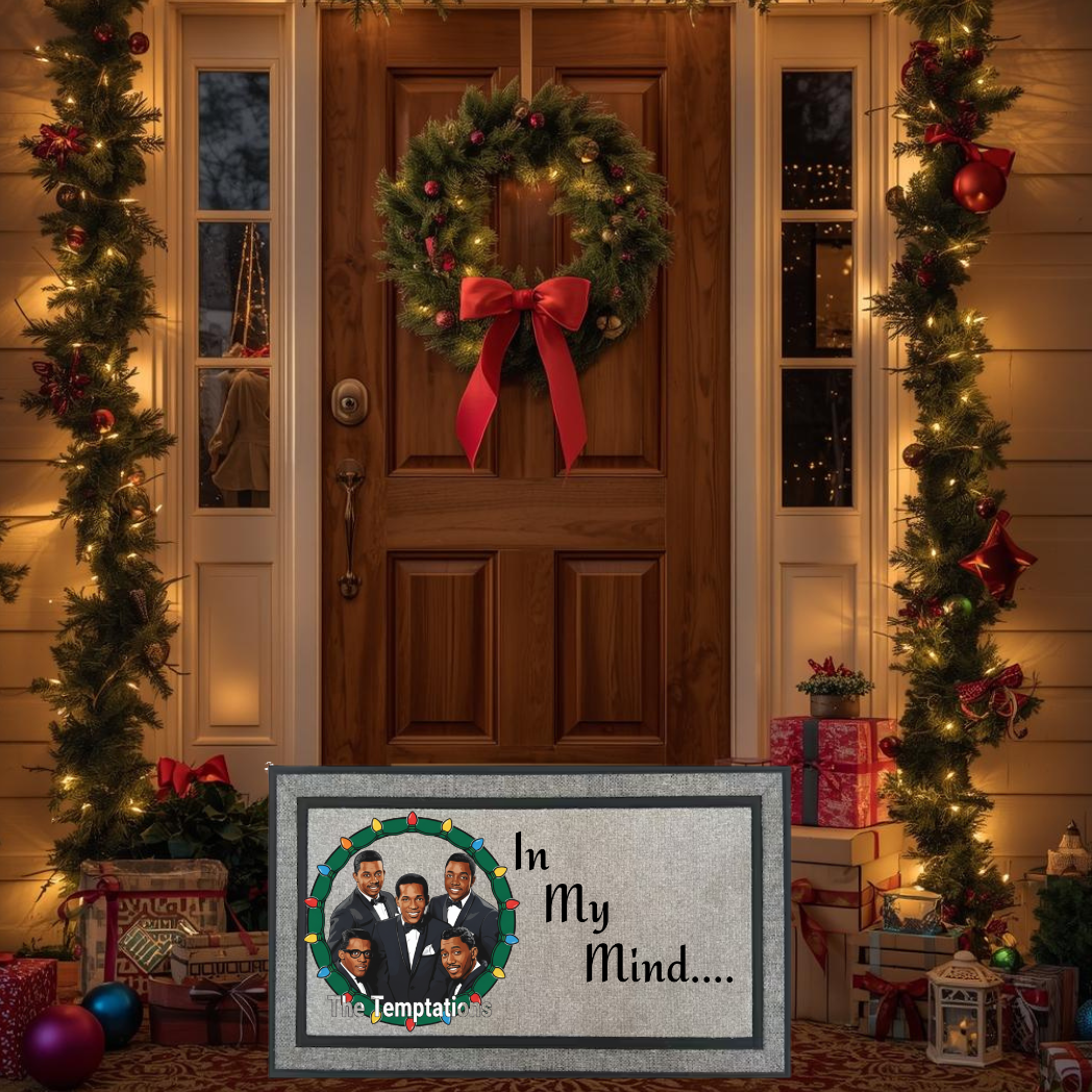 Custom Christmas Doormat – Personalized Holiday Welcome Mat