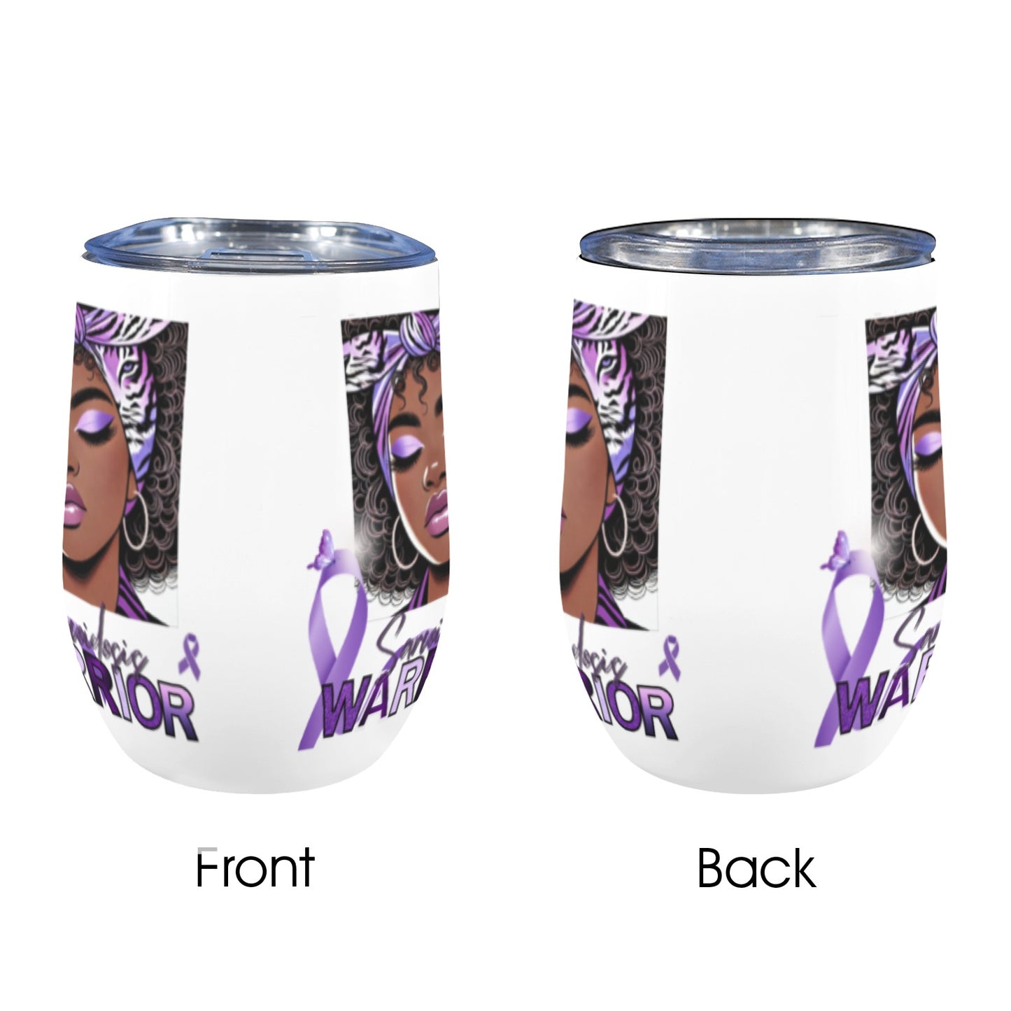 Awareness Month Wine Tumblers Series3