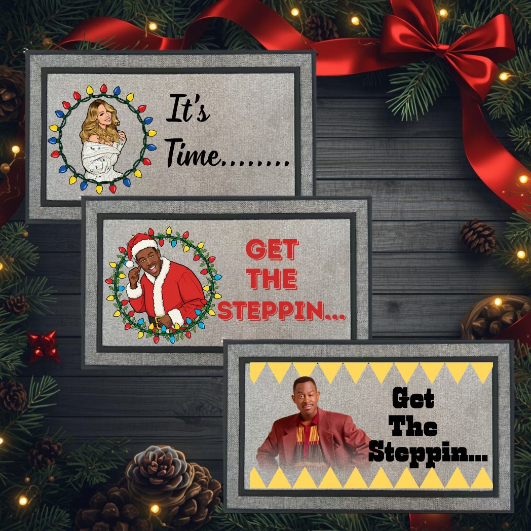 Custom Christmas Doormat – Personalized Holiday Welcome Mat