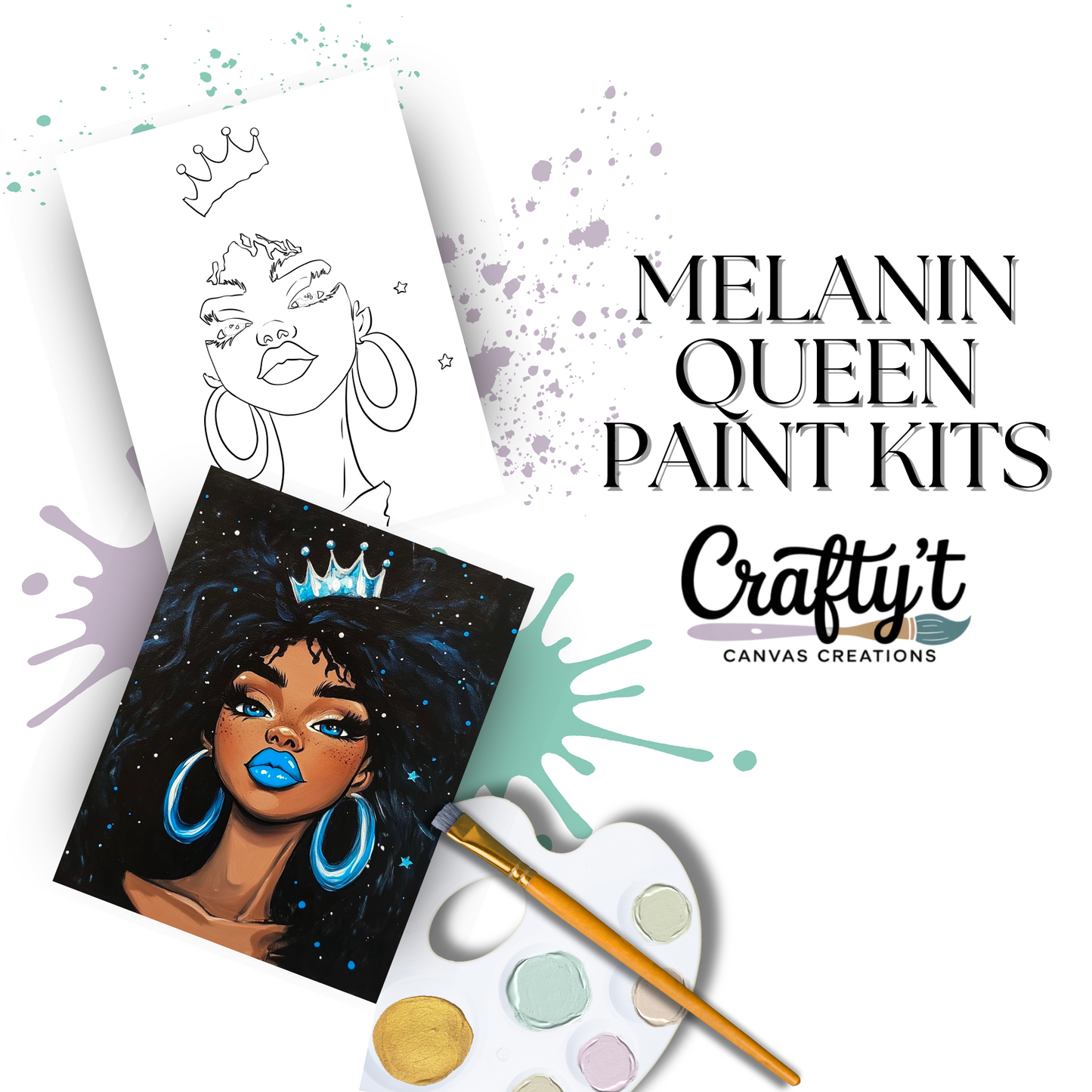Melanin Queen Paint Kits