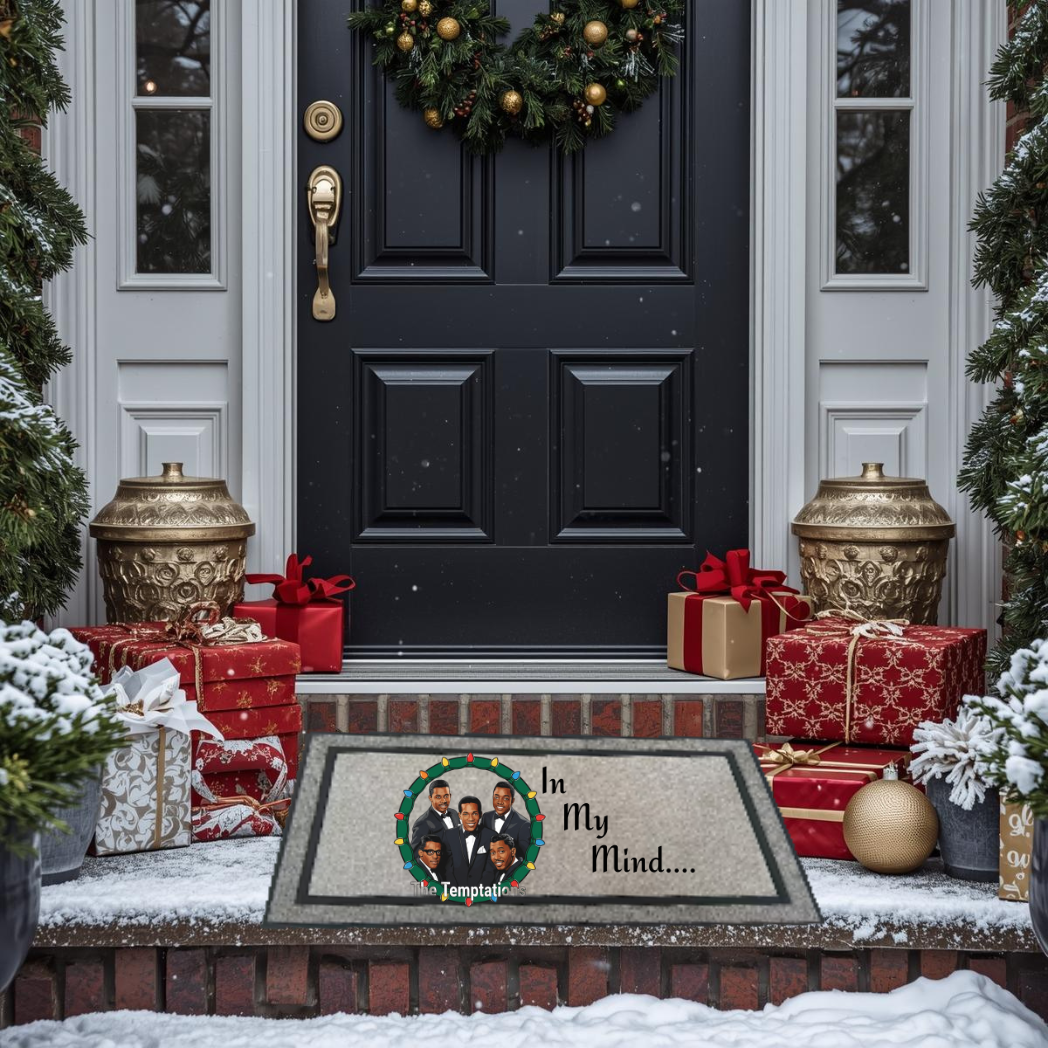 Custom Christmas Doormat – Personalized Holiday Welcome Mat