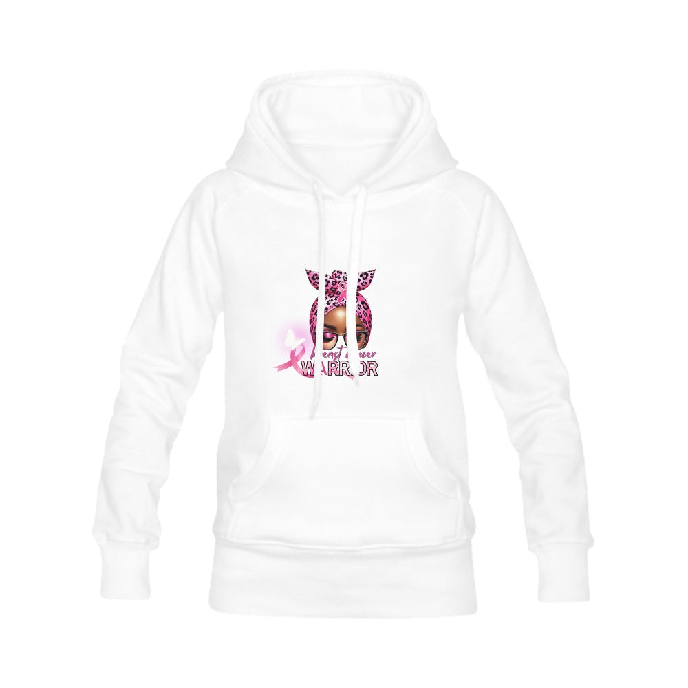 Breast Cancer Awareness Women's Classic Hoodie-White