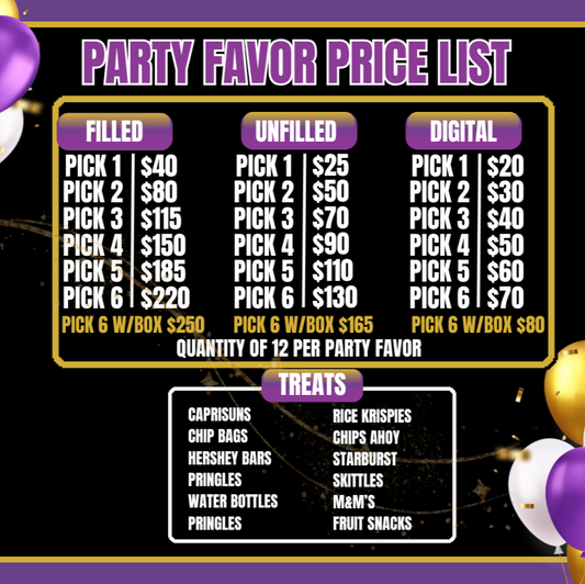 Party Favor Bundle (Filled)