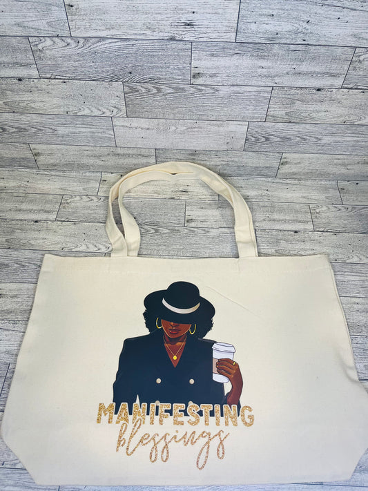Manifesting Blessings Canvas Bag