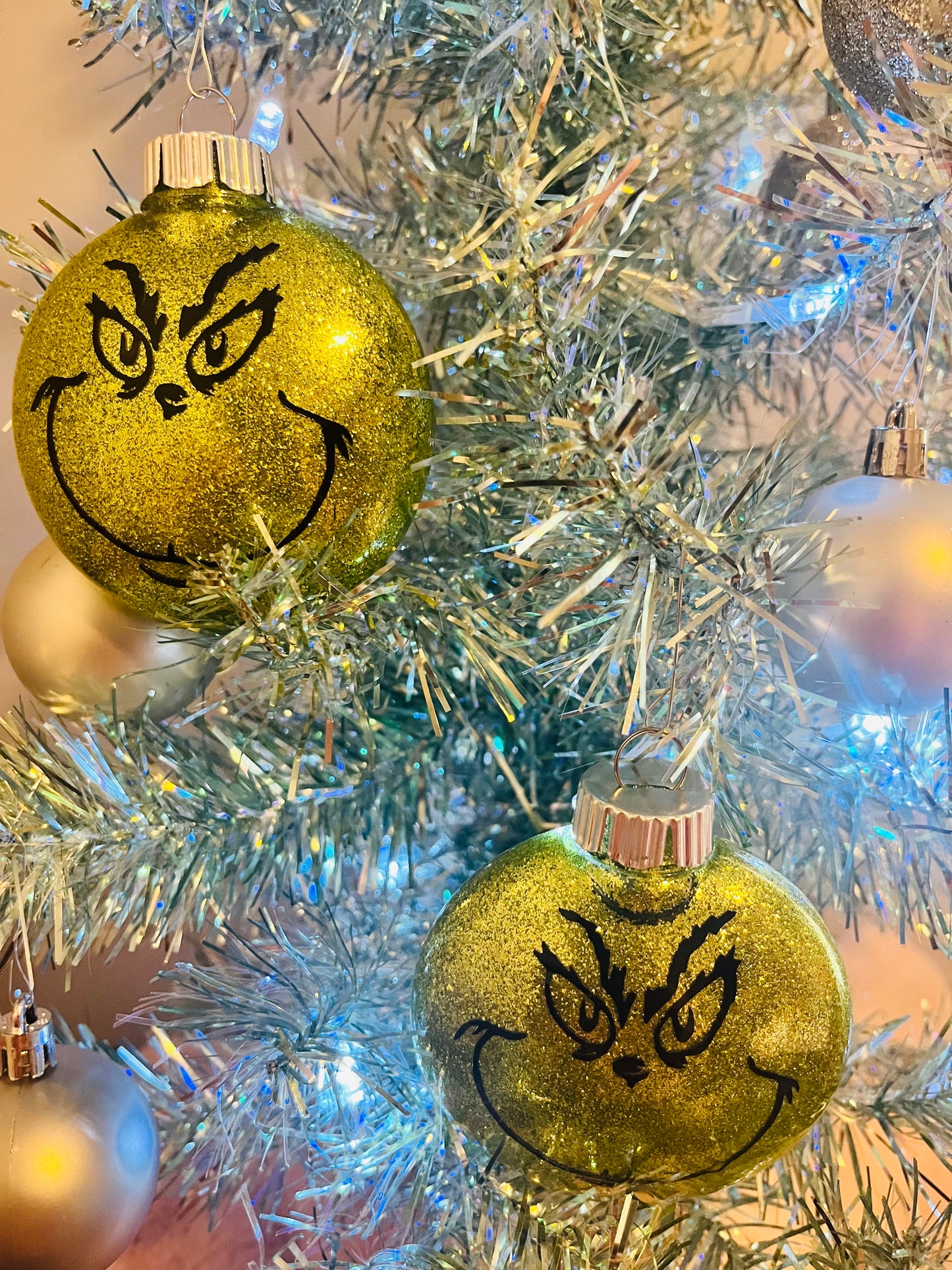 Custom Christmas Ornaments ( 3 pack)