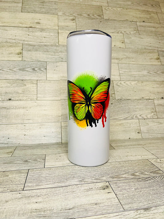 Beautiful Butterfly 20oz insulated tumbler