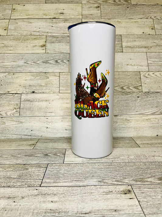 Black Queen 20oz insulated tumbler