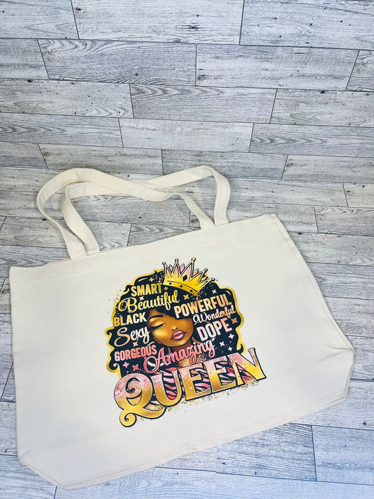 Amazing Queen Canvas Bag