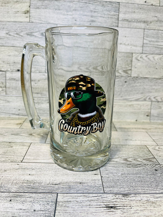 Country boy 26.5oz beer mug