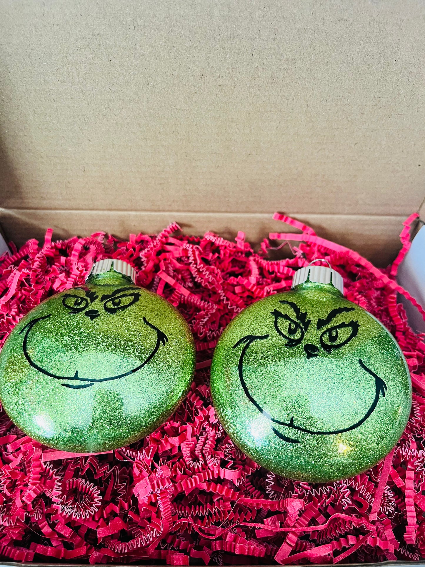 Custom Christmas Ornaments ( 3 pack)