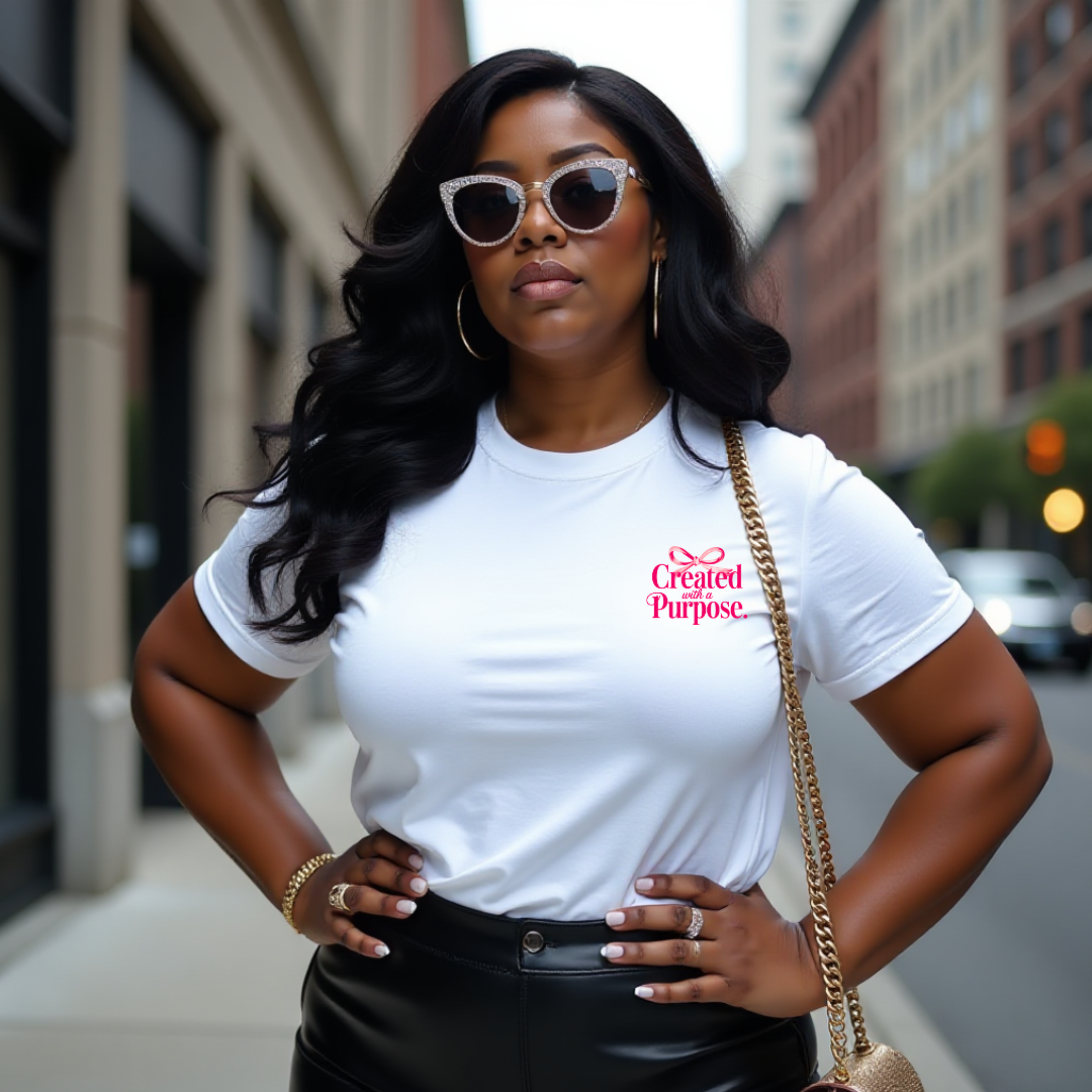 Created with a Purpose short sleeve T shirt